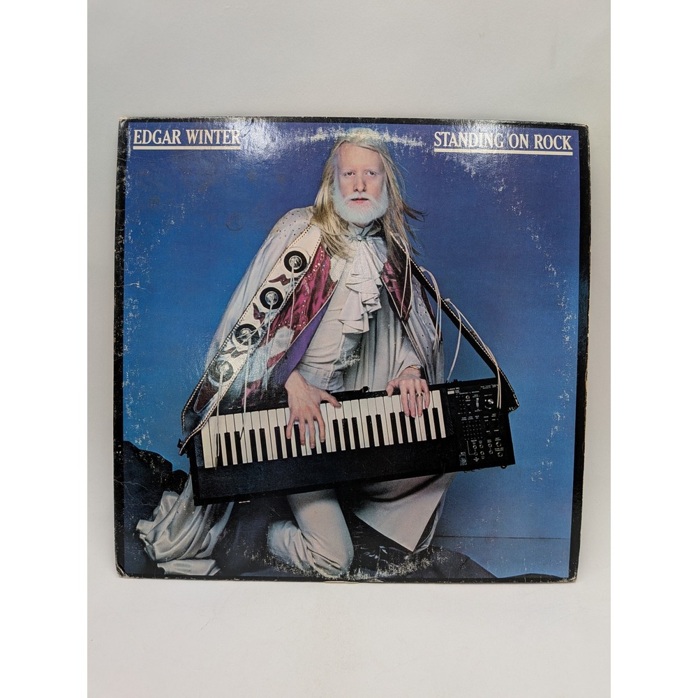 Edgar Winter Standing on Rock Vinyl LP 1981 Blue Sky JZ 36494 Classic Rock